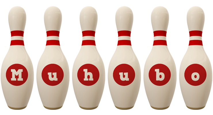 Muhubo bowling-pin logo