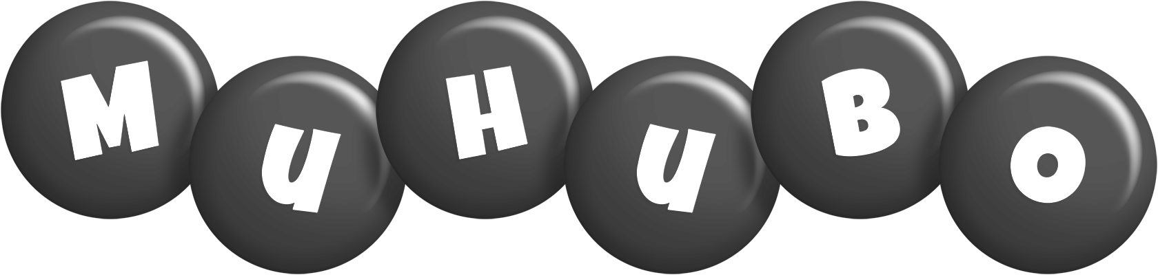 Muhubo candy-black logo
