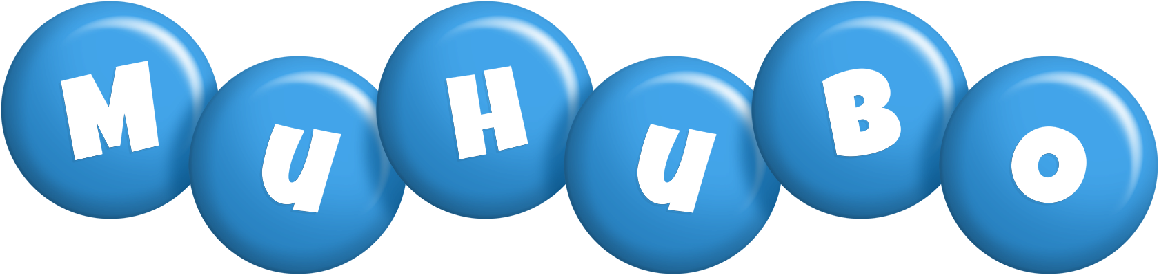 Muhubo candy-blue logo