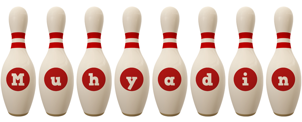 Muhyadin bowling-pin logo