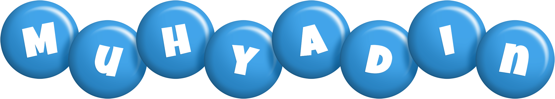 Muhyadin candy-blue logo