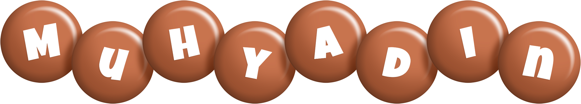 Muhyadin candy-brown logo
