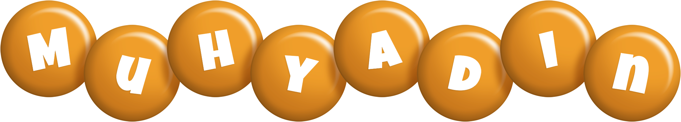 Muhyadin candy-orange logo