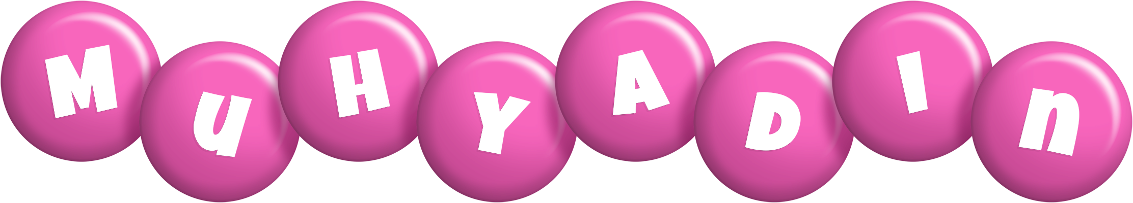 Muhyadin candy-pink logo