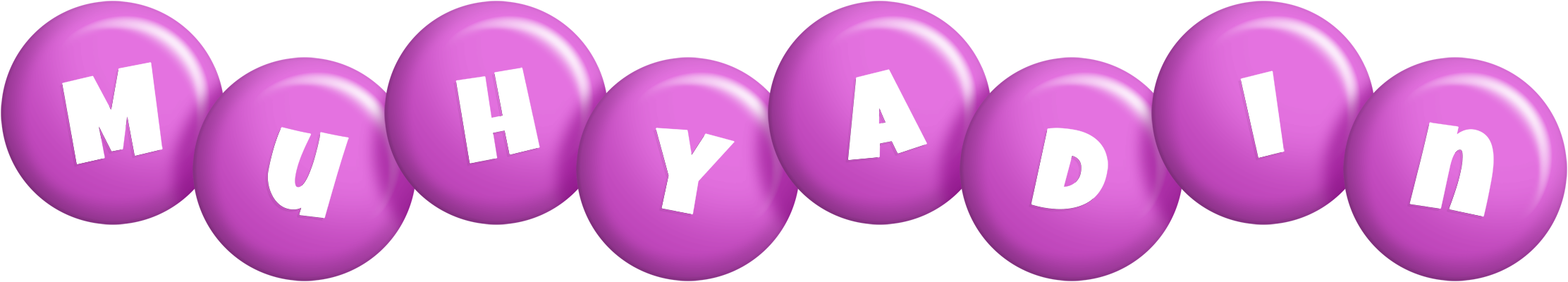 Muhyadin candy-purple logo