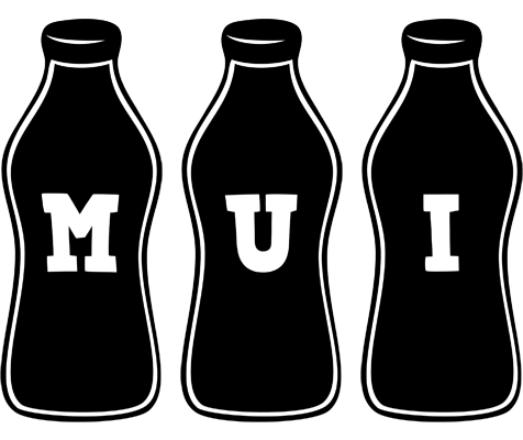 Mui bottle logo