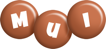 Mui candy-brown logo