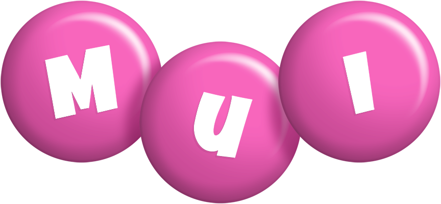 Mui candy-pink logo