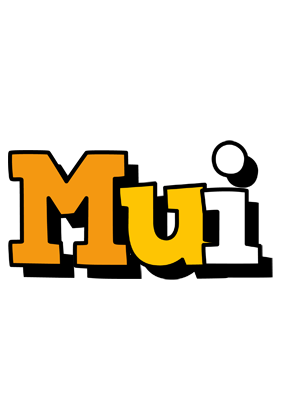 Mui cartoon logo
