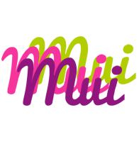 Mui flowers logo