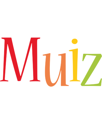 Muiz birthday logo