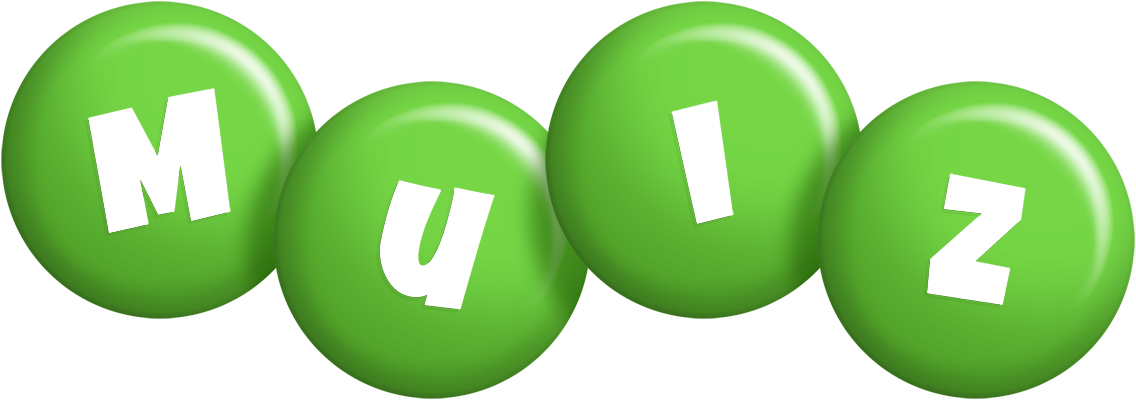 Muiz candy-green logo
