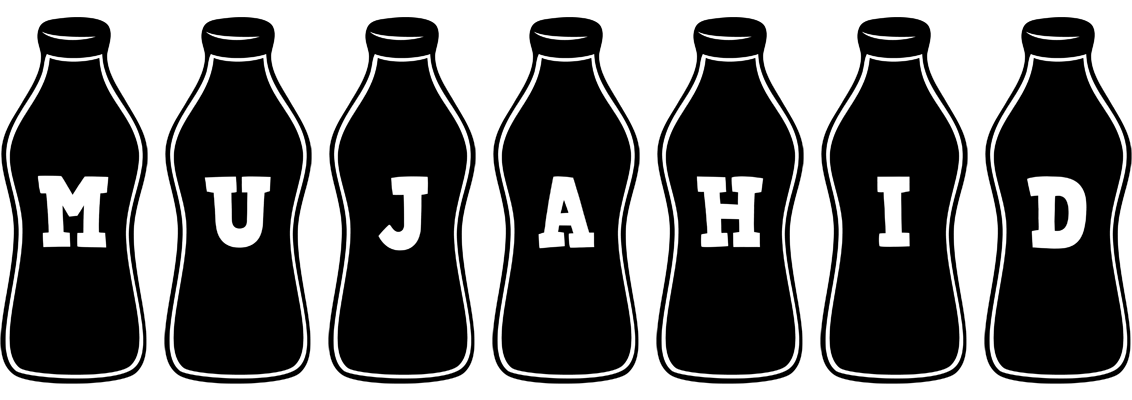 Mujahid bottle logo