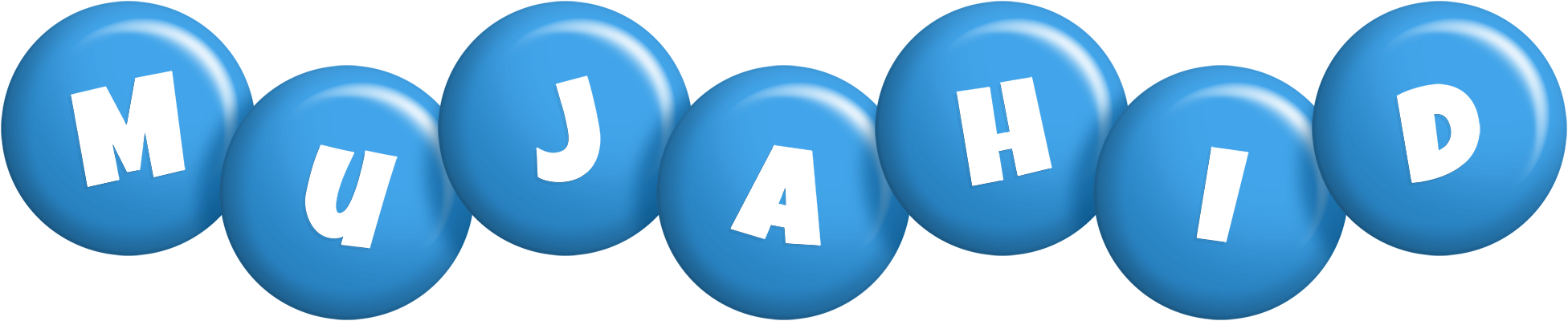 Mujahid candy-blue logo