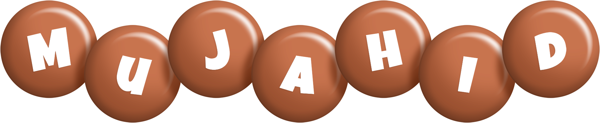 Mujahid candy-brown logo