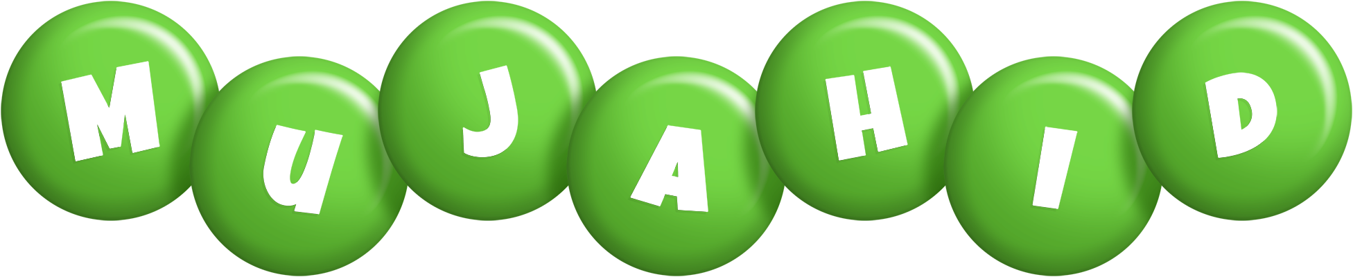 Mujahid candy-green logo