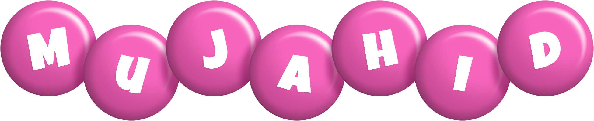 Mujahid candy-pink logo