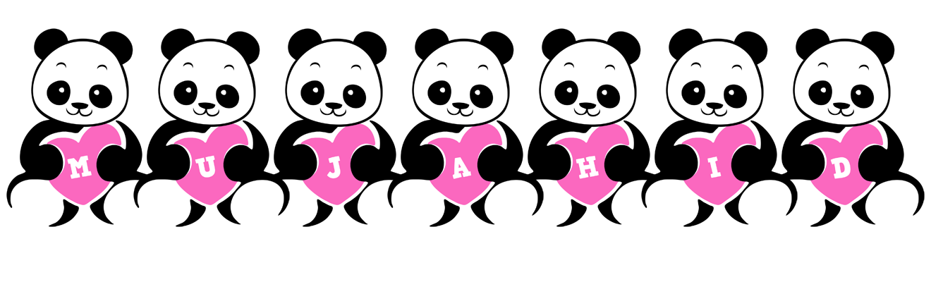 Mujahid love-panda logo