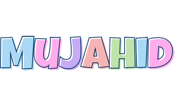 Mujahid pastel logo