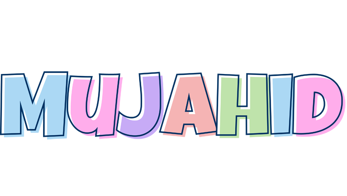 Mujahid pastel logo