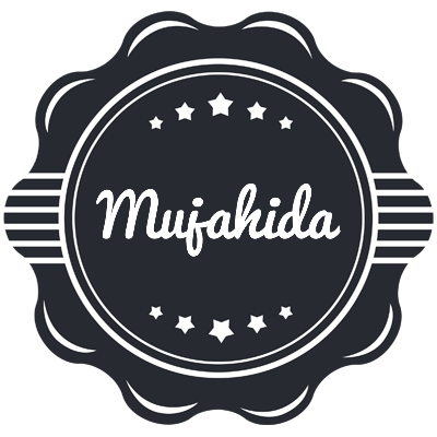Mujahida badge logo