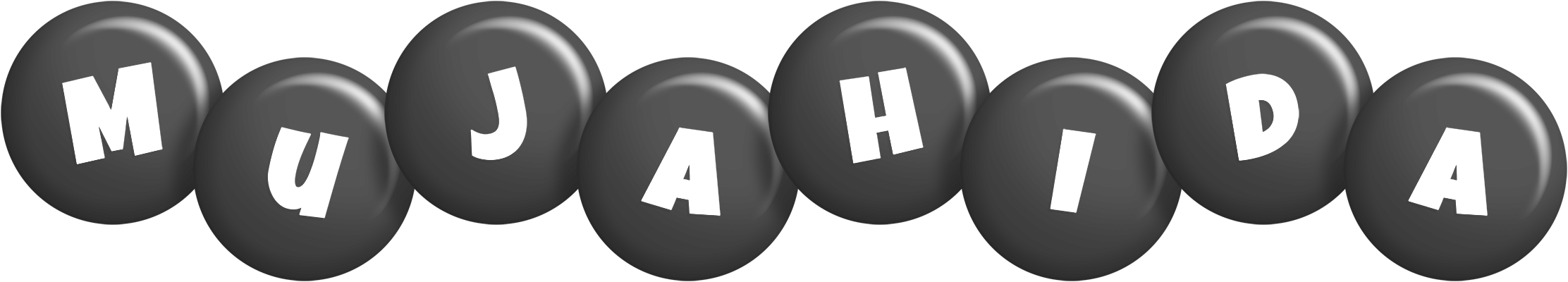 Mujahida candy-black logo