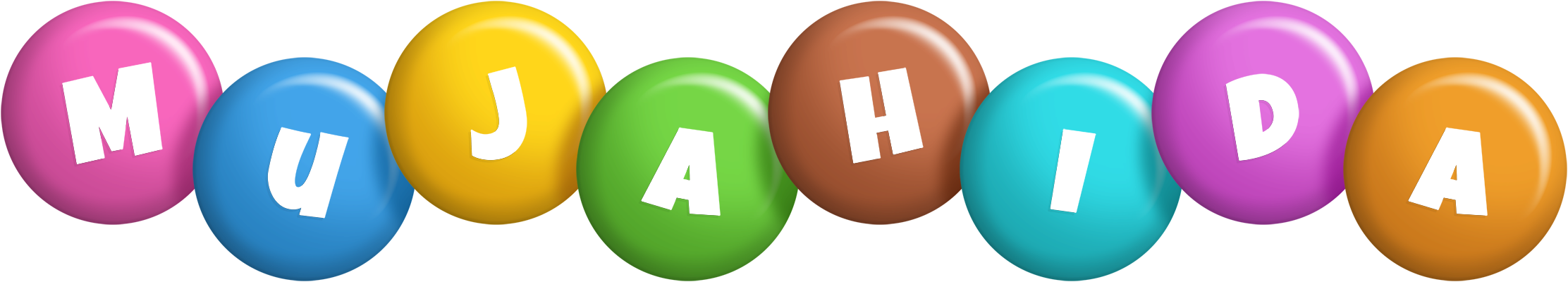 Mujahida candy logo