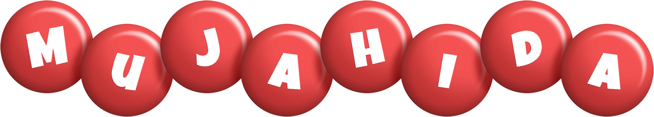 Mujahida candy-red logo