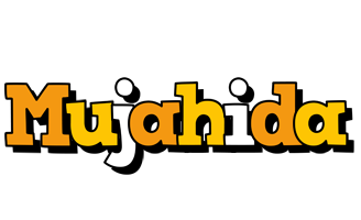 Mujahida cartoon logo