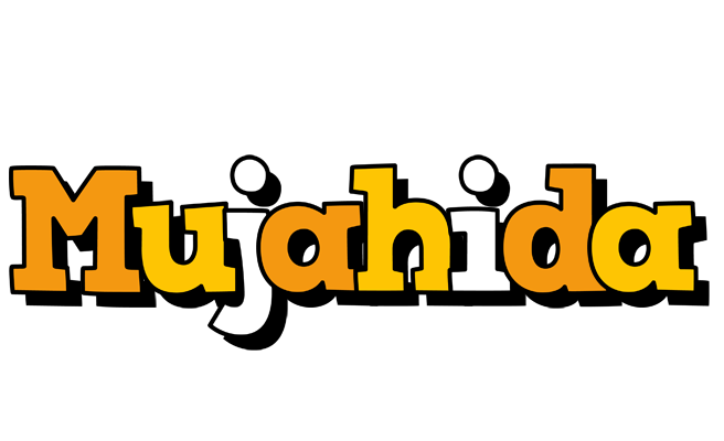 Mujahida cartoon logo