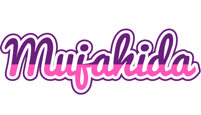 Mujahida cheerful logo