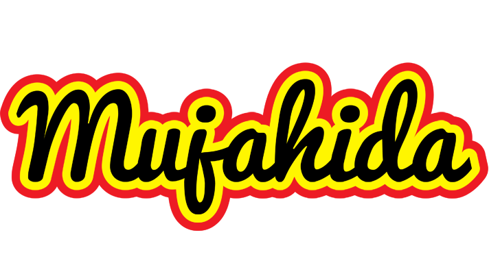 Mujahida flaming logo