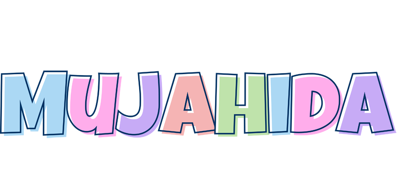 Mujahida pastel logo