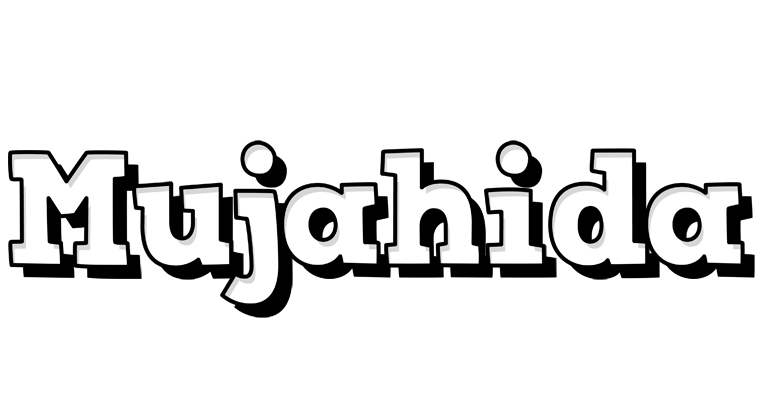 Mujahida snowing logo