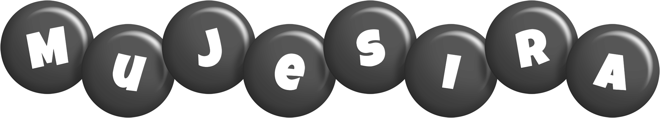 Mujesira candy-black logo