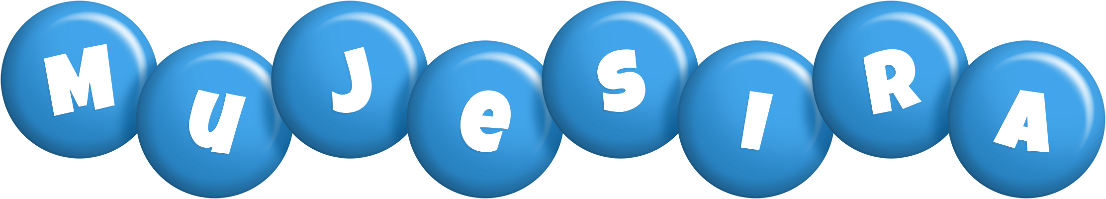 Mujesira candy-blue logo