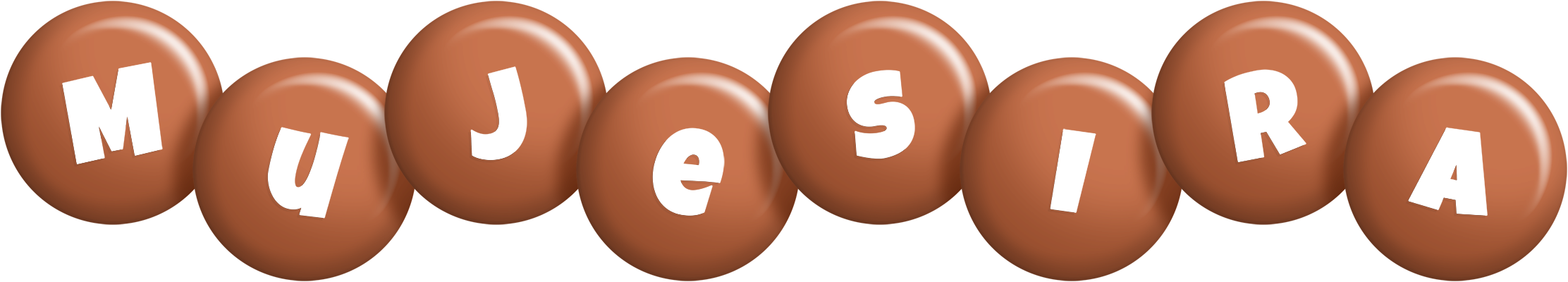 Mujesira candy-brown logo