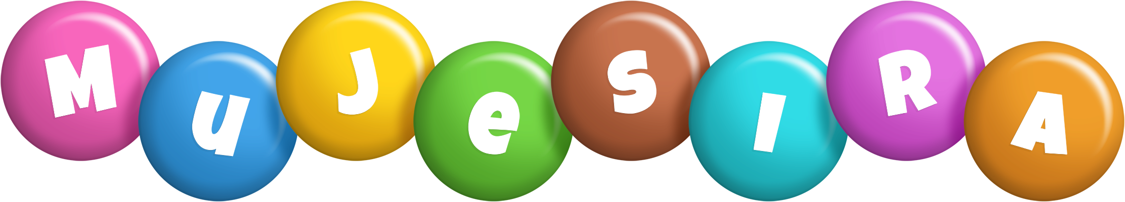 Mujesira candy logo