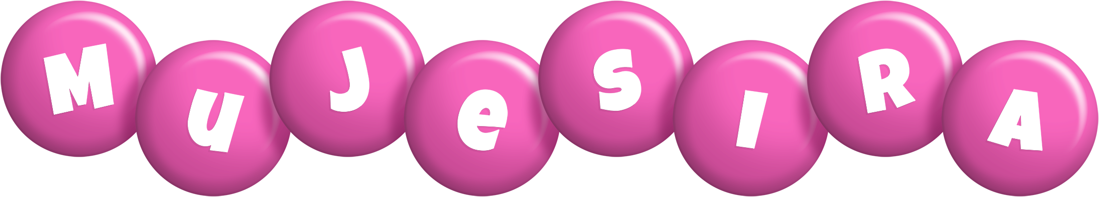 Mujesira candy-pink logo