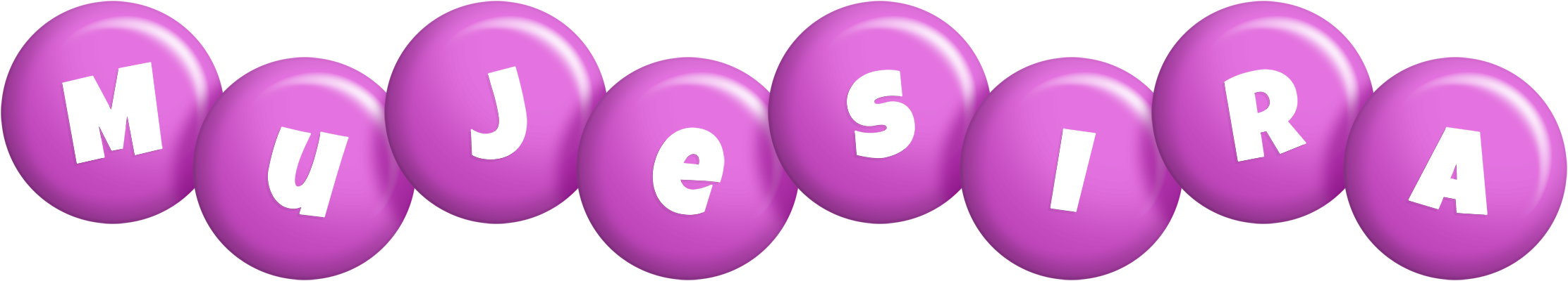 Mujesira candy-purple logo
