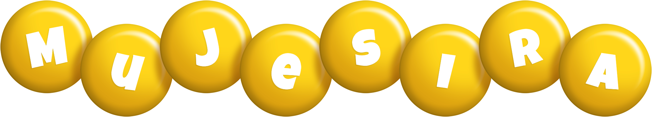 Mujesira candy-yellow logo