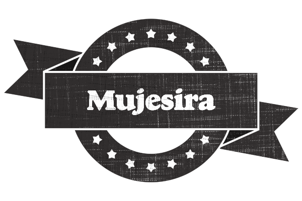 Mujesira grunge logo
