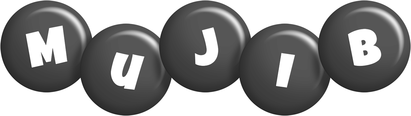 Mujib candy-black logo