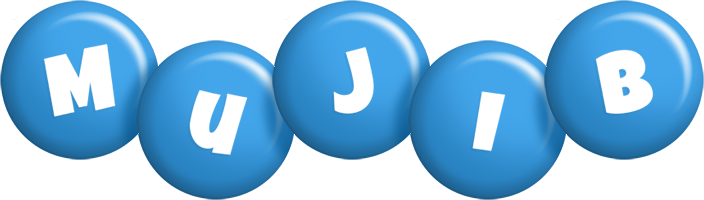 Mujib candy-blue logo