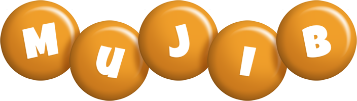 Mujib candy-orange logo
