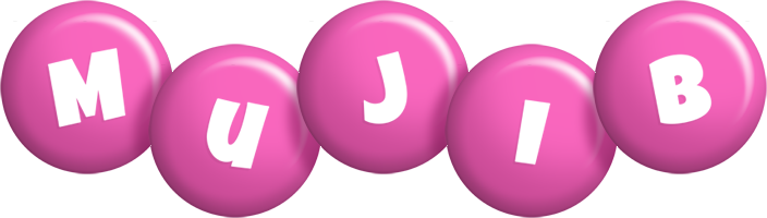 Mujib candy-pink logo