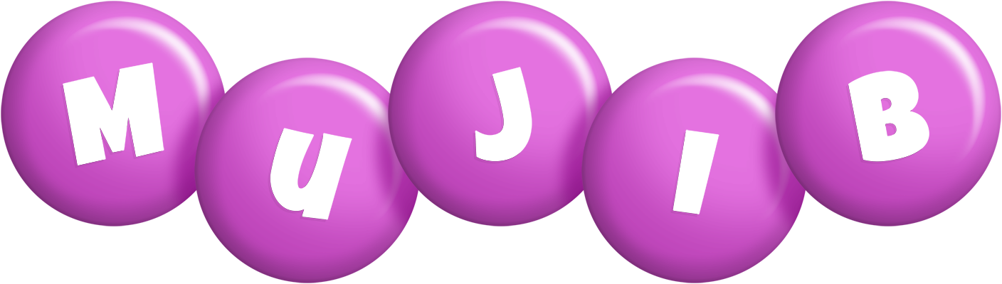 Mujib candy-purple logo