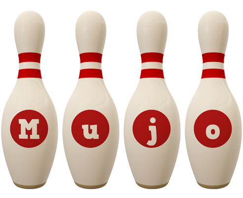 Mujo bowling-pin logo