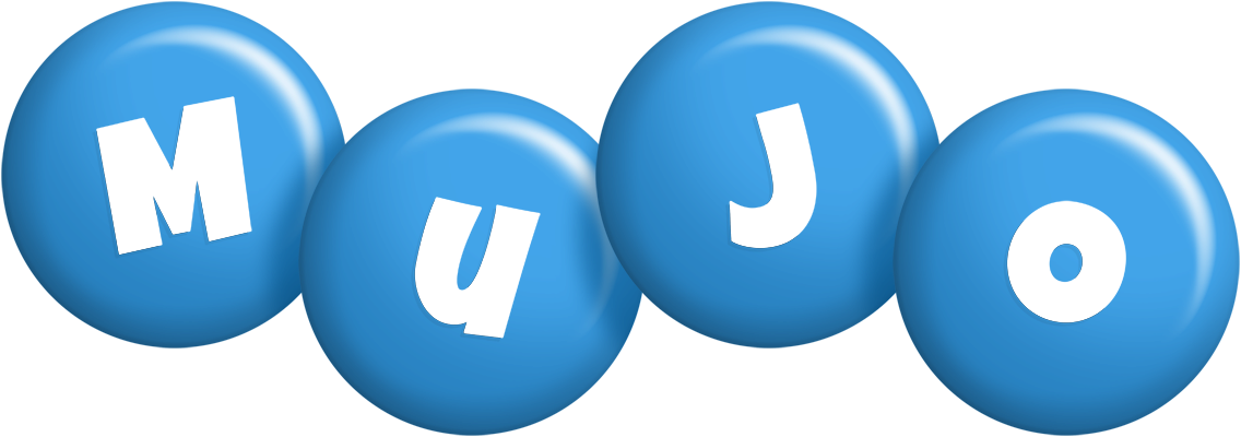 Mujo candy-blue logo