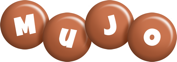 Mujo candy-brown logo